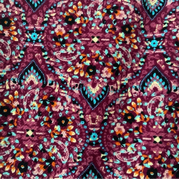 Xhilaration Paisley Pattern Scuba Fit and Flare Dress - Picture 4 of 5